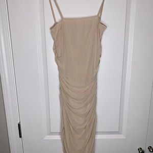 Pretty Little Thing Ruched Midi Dress